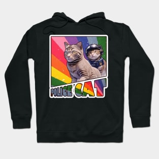 Cat Police Officer Policeman Funny Police Hoodie